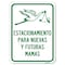Signmission Estacionamento Para Nuevas Y Futuras Mamas Heavy-Gauge Alum Rust Proof Parking, 18" H, A-1824-24091 A-1824-24091 - alternate 1